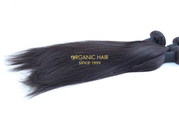 Remy human hair weft extensions